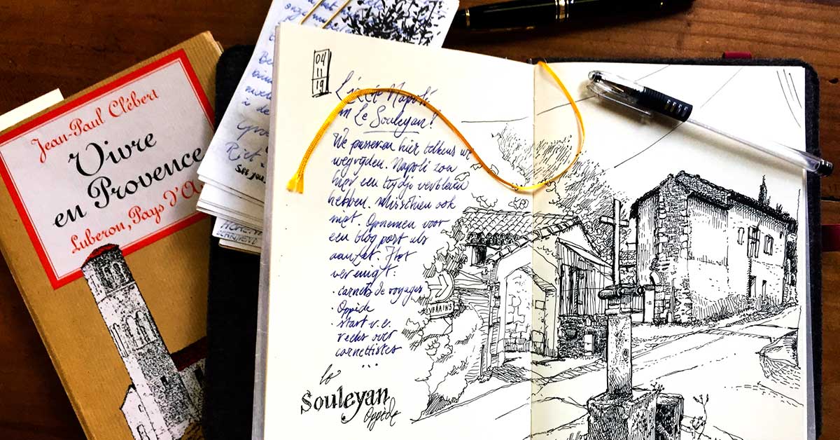 Souleyan sketch near Oppède